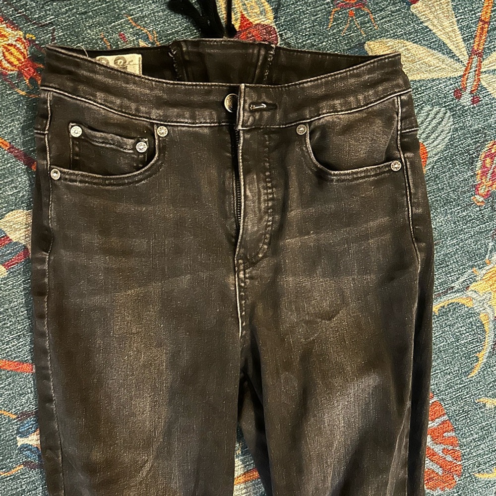 Free people wide leg flared jeans